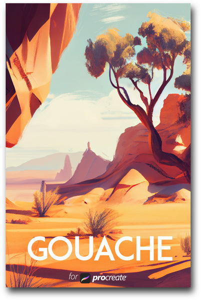 Gouache Brush Procreate Graphic by FreyaArtProcreate · Creative Fabrica