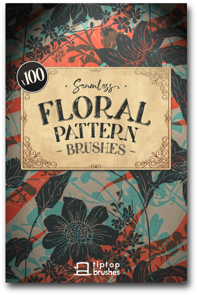 Seamless Floral Pattern Brushes